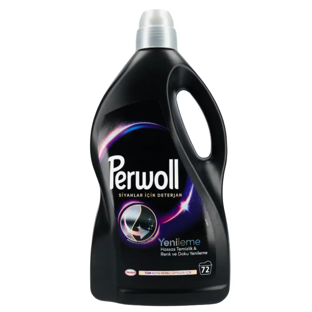 Perwoll Detergent Lichid Pentru Haine Negre 3,96L, 72 de spalari