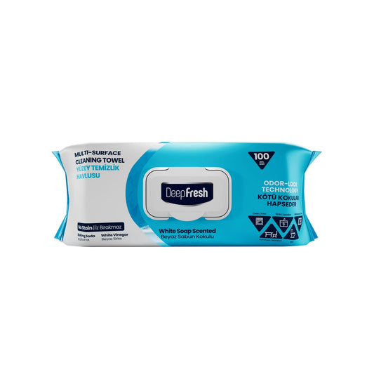 Deep Fresh Servetele Cu Otet Si Bicarbonat 100 buc Sapun - Delvio Retail