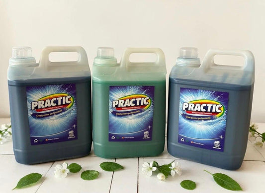 Practic Set 2x Detergent Lichid Fresh 5L+ 1x Detergent Lichid Color 5L - Delvio Retail